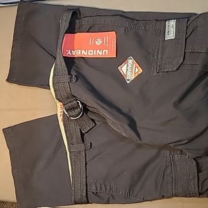 Unionbay Men's Survivor Cargo Pants 42 x 30 Black NWT